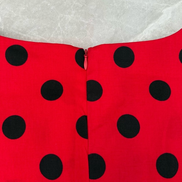 Women’s Grace Karin Retro Polka Dot Flare Sleeveless Dress With Belt Medium - Picture 11 of 16